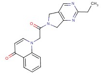 1-[2-(2-ethyl-5,7-dihydro-6H-pyrrolo[3,4-d]pyrimidin-6-yl)-2-oxoethyl]quinolin-4(1H)-one