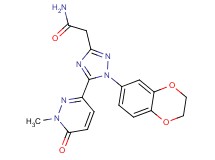 2-[1-(2,3-dihydro-1,4-benzodioxin-6-yl)-5-(1-methyl-6-oxo-1,6-dihydropyridazin-3-yl)-1H-1,2,4-triazol-3-yl]acetamide
