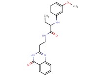 2-[(3-methoxyphenyl)amino]-N-[2-(4-oxo-3,4-dihydroquinazolin-2-yl)ethyl]butanamide