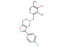 2-{[3-(4-chlorophenyl)-6,7-dihydroisoxazolo[4,5-c]pyridin-5(4H)-yl]methyl}-3,5-dimethyl-4-pyridinol