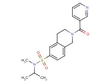 N-isopropyl-N-methyl-2-(pyridin-3-ylcarbonyl)-1,2,3,4-tetrahydroisoquinoline-6-sulfonamide