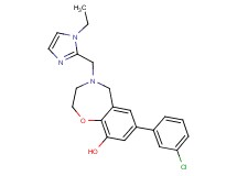 7-(3-chlorophenyl)-4-[(1-ethyl-1H-imidazol-2-yl)methyl]-2,3,4,5-tetrahydro-1,4-benzoxazepin-9-ol