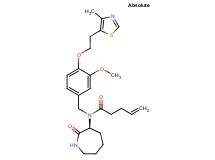 N-{3-methoxy-4-[2-(4-methyl-1,3-thiazol-5-yl)ethoxy]benzyl}-N-[(3S)-2-oxo-3-azepanyl]-4-pentenamide