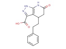 6-oxo-4-(2-phenylethyl)-4,5,6,7-tetrahydro-1H-pyrazolo[3,4-b]pyridine-3-carboxylic acid