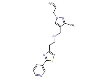 N-[(1-allyl-3-methyl-1H-pyrazol-4-yl)methyl]-2-(2-pyridin-3-yl-1,3-thiazol-4-yl)ethanamine