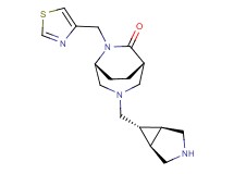 rel-(1S,5R)-3-[rel-(1R,5S,6r)-3-azabicyclo[3.1.0]hex-6-ylmethyl]-6-(1,3-thiazol-4-ylmethyl)-3,6-diazabicyclo[3.2.2]nonan-7-one dihydrochloride