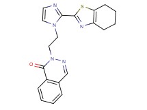 2-{2-[2-(4,5,6,7-tetrahydro-1,3-benzothiazol-2-yl)-1H-imidazol-1-yl]ethyl}phthalazin-1(2H)-one