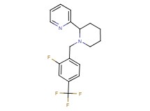 2-{1-[2-fluoro-4-(trifluoromethyl)benzyl]piperidin-2-yl}pyridine
