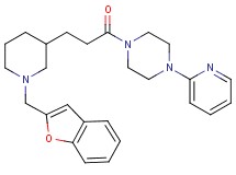 1-{3-[1-(1-benzofuran-2-ylmethyl)-3-piperidinyl]propanoyl}-4-(2-pyridinyl)piperazine