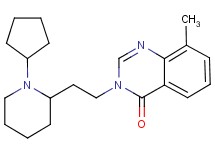 3-[2-(1-cyclopentylpiperidin-2-yl)ethyl]-8-methylquinazolin-4(3H)-one