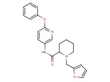 1-(2-furylmethyl)-N-(6-phenoxy-3-pyridinyl)-2-piperidinecarboxamide