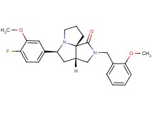 (3aS*,5S*,9aS*)-5-(4-fluoro-3-methoxyphenyl)-2-(2-methoxybenzyl)hexahydro-7H-pyrrolo[3,4-g]pyrrolizin-1(2H)-one