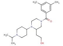 2-[4-(3,5-dimethylbenzoyl)-1-(1-isopropyl-4-piperidinyl)-2-piperazinyl]ethanol