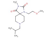 8-isobutyl-1-(2-methoxyethyl)-3-methyl-1,3,8-triazaspiro[4.5]decane-2,4-dione