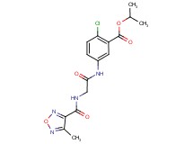 isopropyl 2-chloro-5-[({[(4-methyl-1,2,5-oxadiazol-3-yl)carbonyl]amino}acetyl)amino]benzoate