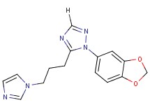 1-(1,3-benzodioxol-5-yl)-5-[3-(1H-imidazol-1-yl)propyl]-1H-1,2,4-triazole