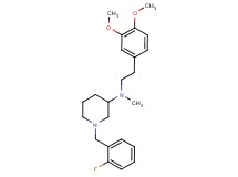 N-[2-(3,4-dimethoxyphenyl)ethyl]-1-(2-fluorobenzyl)-N-methyl-3-piperidinamine