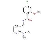 4-chloro-N-{[2-(dimethylamino)pyridin-3-yl]methyl}-2-methoxybenzamide