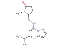 5-{[(5-isopropylpyrazolo[1,5-a]pyrimidin-7-yl)amino]methyl}-1-methylpyrrolidin-2-one