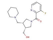 [(3R*,4R*)-1-[(3-fluoropyridin-2-yl)carbonyl]-4-(piperidin-1-ylmethyl)pyrrolidin-3-yl]methanol