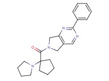2-phenyl-6-[(1-pyrrolidin-1-ylcyclopentyl)carbonyl]-6,7-dihydro-5H-pyrrolo[3,4-d]pyrimidine