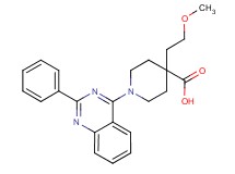 4-(2-methoxyethyl)-1-(2-phenylquinazolin-4-yl)piperidine-4-carboxylic acid