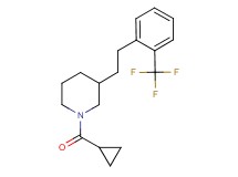 1-(cyclopropylcarbonyl)-3-{2-[2-(trifluoromethyl)phenyl]ethyl}piperidine