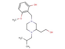 2-{[3-(2-hydroxyethyl)-4-isobutyl-1-piperazinyl]methyl}-3-methoxyphenol