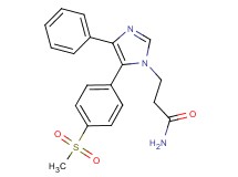3-{5-[4-(methylsulfonyl)phenyl]-4-phenyl-1H-imidazol-1-yl}propanamide