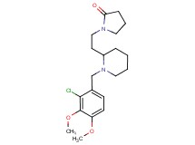1-{2-[1-(2-chloro-3,4-dimethoxybenzyl)-2-piperidinyl]ethyl}-2-pyrrolidinone