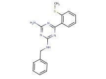 N-benzyl-6-[2-(methylthio)phenyl]-1,3,5-triazine-2,4-diamine