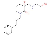3-hydroxy-3-{[(2-hydroxyethyl)amino]methyl}-1-(3-phenylpropyl)piperidin-2-one
