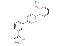 3-(2-methoxyphenyl)-6-[3-(1H-pyrazol-5-yl)phenyl]pyridazine