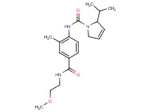 2-isopropyl-N-(4-{[(2-methoxyethyl)amino]carbonyl}-2-methylphenyl)-2,5-dihydro-1H-pyrrole-1-carboxamide