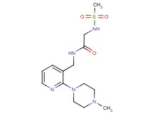 N~1~-{[2-(4-methylpiperazin-1-yl)pyridin-3-yl]methyl}-N~2~-(methylsulfonyl)glycinamide
