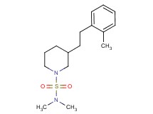 N,N-dimethyl-3-[2-(2-methylphenyl)ethyl]-1-piperidinesulfonamide