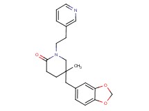 5-(1,3-benzodioxol-5-ylmethyl)-5-methyl-1-(2-pyridin-3-ylethyl)piperidin-2-one