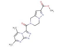 methyl 5-[(5,7-dimethyl[1,2,4]triazolo[4,3-a]pyrimidin-3-yl)carbonyl]-4,5,6,7-tetrahydropyrazolo[1,5-a]pyrazine-2-carboxylate