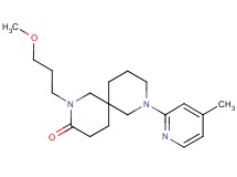 2-(3-methoxypropyl)-8-(4-methyl-2-pyridinyl)-2,8-diazaspiro[5.5]undecan-3-one