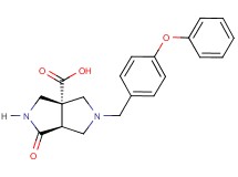 (3aR*,6aS*)-1-oxo-5-(4-phenoxybenzyl)hexahydropyrrolo[3,4-c]pyrrole-3a(1H)-carboxylic acid