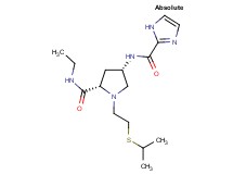 (4S)-N-ethyl-4-[(1H-imidazol-2-ylcarbonyl)amino]-1-[2-(isopropylthio)ethyl]-L-prolinamide