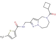 N-{[5-(cyclobutylcarbonyl)-5,6,7,8-tetrahydro-4H-pyrazolo[1,5-a][1,4]diazepin-2-yl]methyl}-5-methylthiophene-2-carboxamide