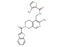 N-{[7-(1-benzofuran-2-ylcarbonyl)-3-methyl-5,6,7,8-tetrahydro-2,7-naphthyridin-4-yl]methyl}-3-methyl-2-thiophenecarboxamide