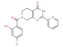 7-(4-chloro-2-hydroxybenzoyl)-2-pyridin-2-yl-5,6,7,8-tetrahydropyrido[3,4-d]pyrimidin-4(3H)-one