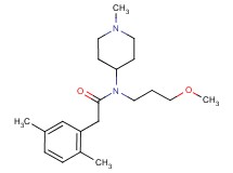 2-(2,5-dimethylphenyl)-N-(3-methoxypropyl)-N-(1-methyl-4-piperidinyl)acetamide