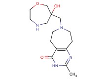 7-[(6-hydroxy-1,4-oxazepan-6-yl)methyl]-2-methyl-3,5,6,7,8,9-hexahydro-4H-pyrimido[4,5-d]azepin-4-one dihydrochloride