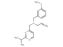 N-[(2-isopropylpyrimidin-4-yl)methyl]-N-(3-methoxybenzyl)prop-2-en-1-amine