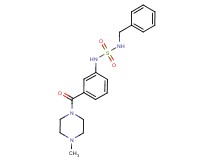 N-benzyl-N'-{3-[(4-methylpiperazin-1-yl)carbonyl]phenyl}sulfamide
