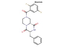 (3R,9aR)-3-benzyl-8-(2,5-difluorobenzoyl)tetrahydro-2H-pyrazino[1,2-a]pyrazine-1,4(3H,6H)-dione