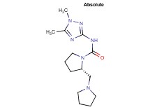 (2S)-N-(1,5-dimethyl-1H-1,2,4-triazol-3-yl)-2-(pyrrolidin-1-ylmethyl)pyrrolidine-1-carboxamide